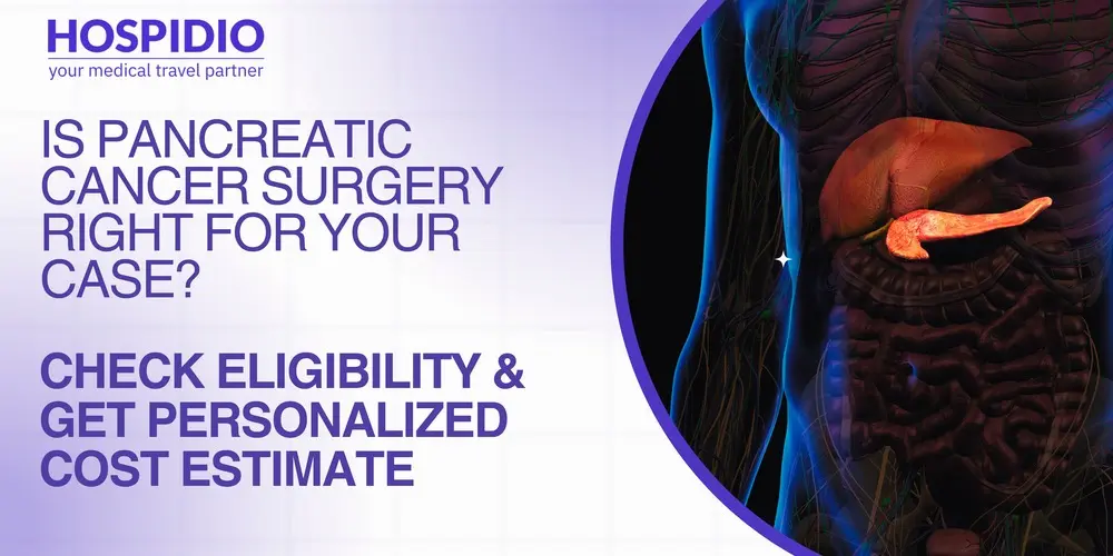 A cirurgia para câncer de pâncreas é indicada para o seu caso? Verifique sua elegibilidade e receba um orçamento personalizado.