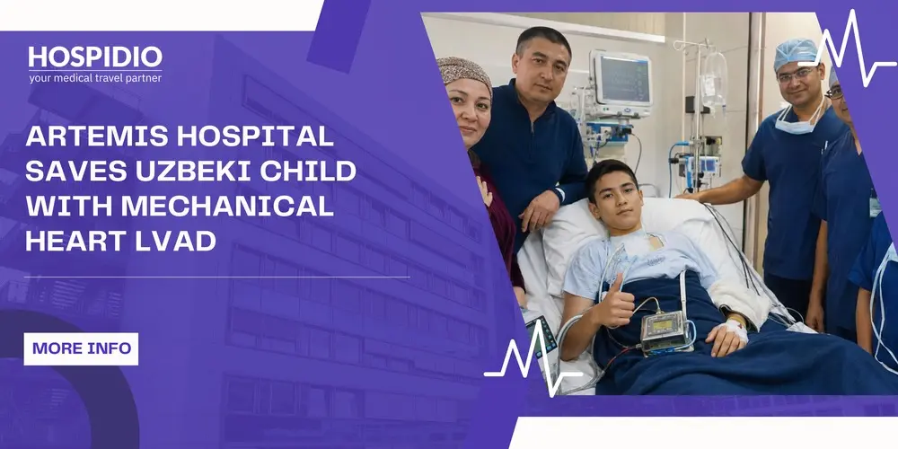 Artemis Hospital Saves Uzbeki Child with Mechanical Heart LVAD