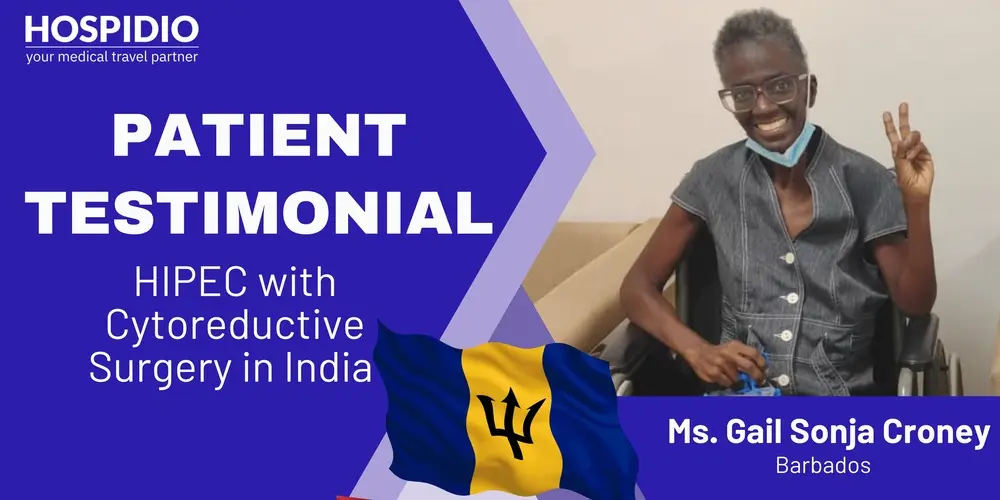 Gail's HIPEC Journey from Barbados to India