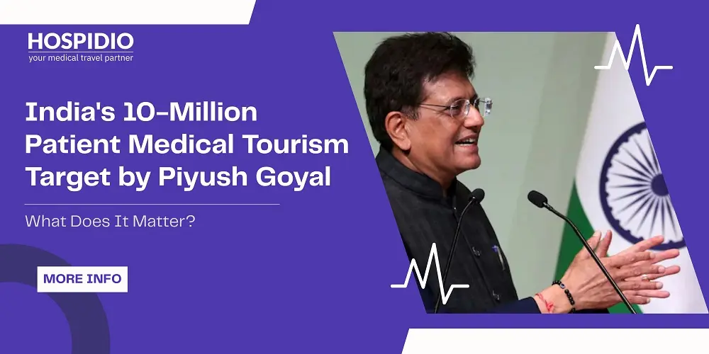 India's 10-Million Patient Medical Tourism Target by Piyush Goyal: What It Means for You?
